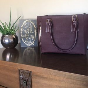 Dagne Dover Oxblood Tote